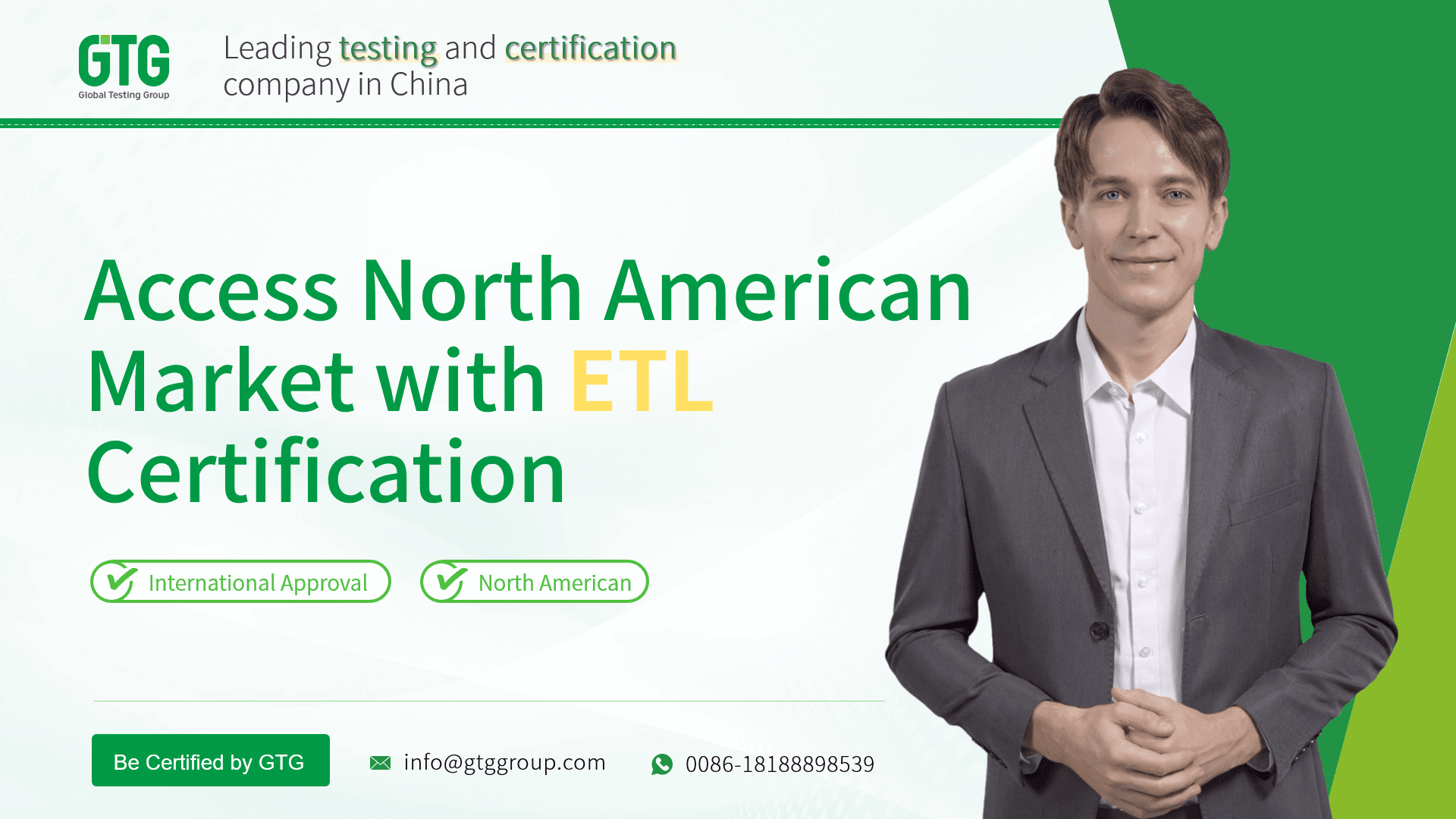 GTG Provides ETL Certification Recognition Service