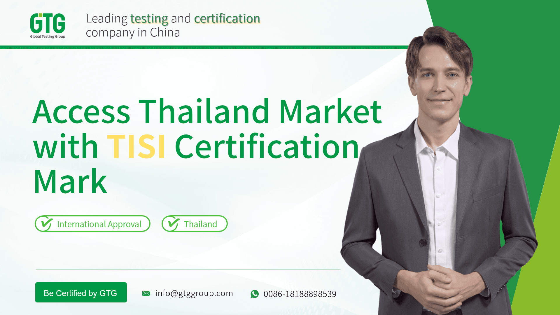 GTG Provides Thailand TISI Certification Mark Recognition Service